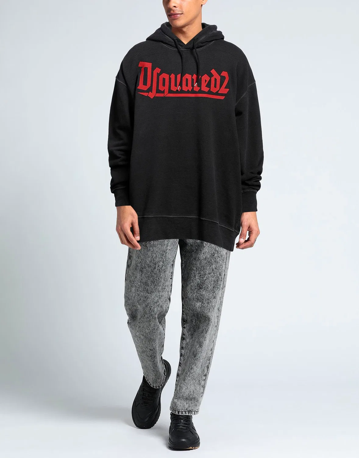 Свитшот с принтом DSQUARED2 угольный — фото 2