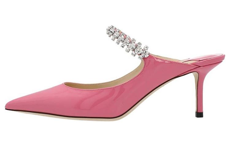 Мюли Bing 100 мм, украшенные кристаллами Jimmy Choo, Original Shoe Box Included