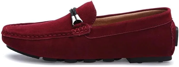 Мокасины мужские TAYGUM, модель Loafers, красный — фото 2