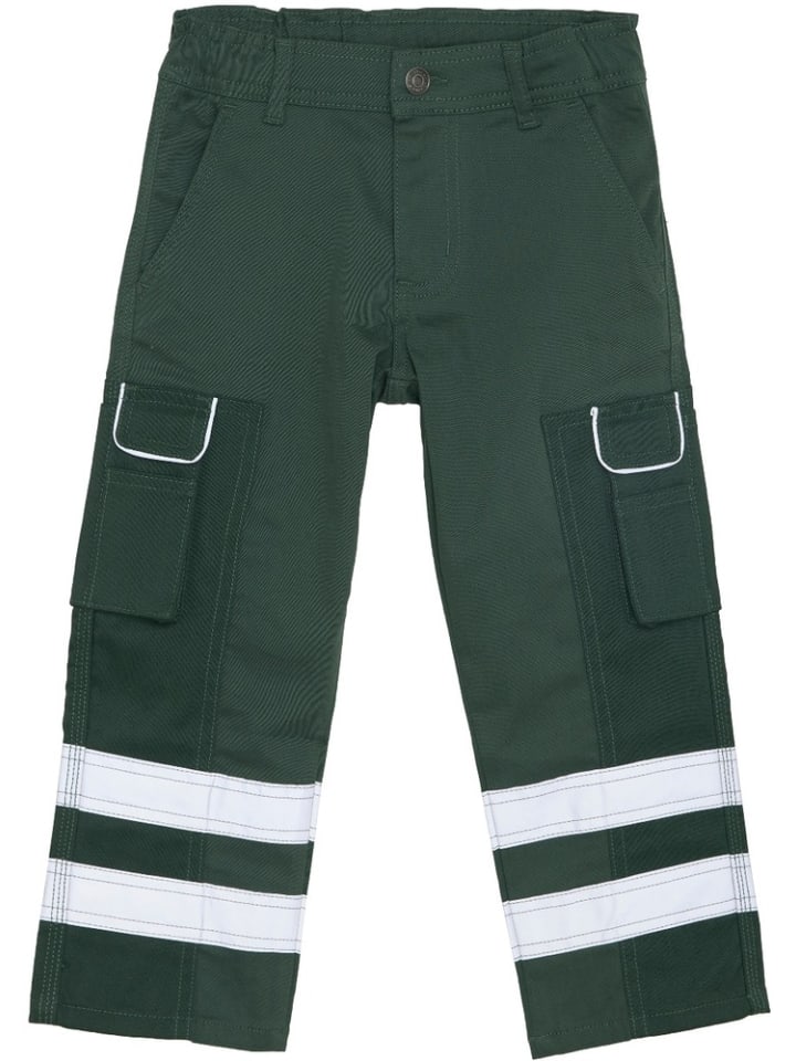 

Minymo Детские рабочие брюки "Рабочие брюки" зеленого цвета