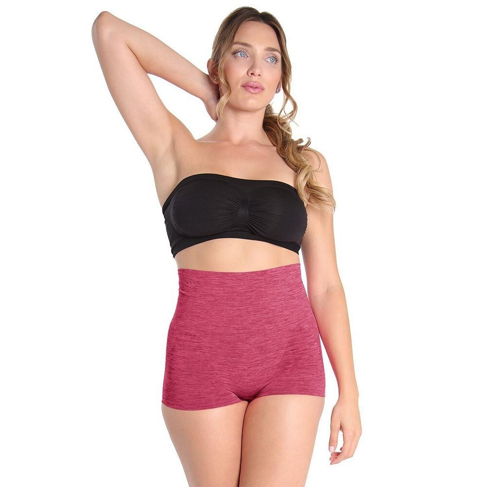 

Корректирующие шорты для мальчика с высокой талией MeMoi, цвет Cabernet Space Dye