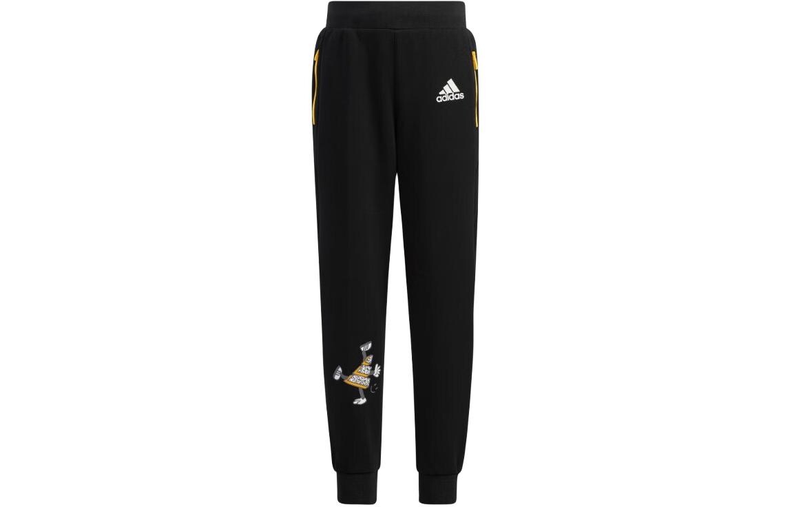 

Детские трикотажные спортивные штаны Adidas, черный
