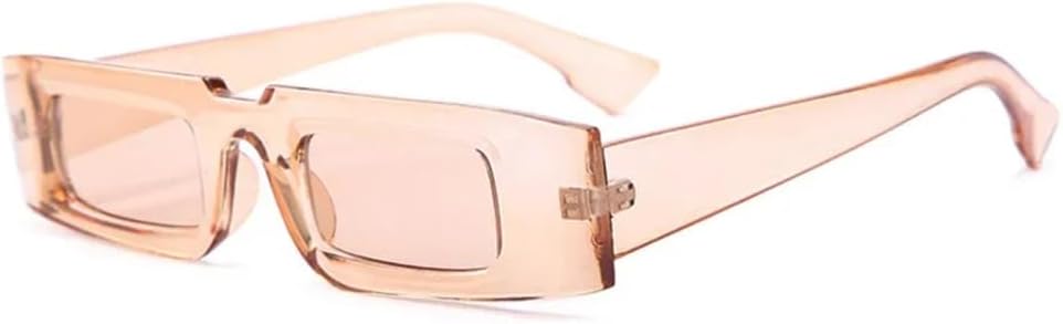 

Винтажные женские солнцезащитные очки с прозрачными линзами для вечеринок на открытом воздухе, защита от УФ-излучения UV400, маленькие женские солнцезащитные очки LANGSER, 5