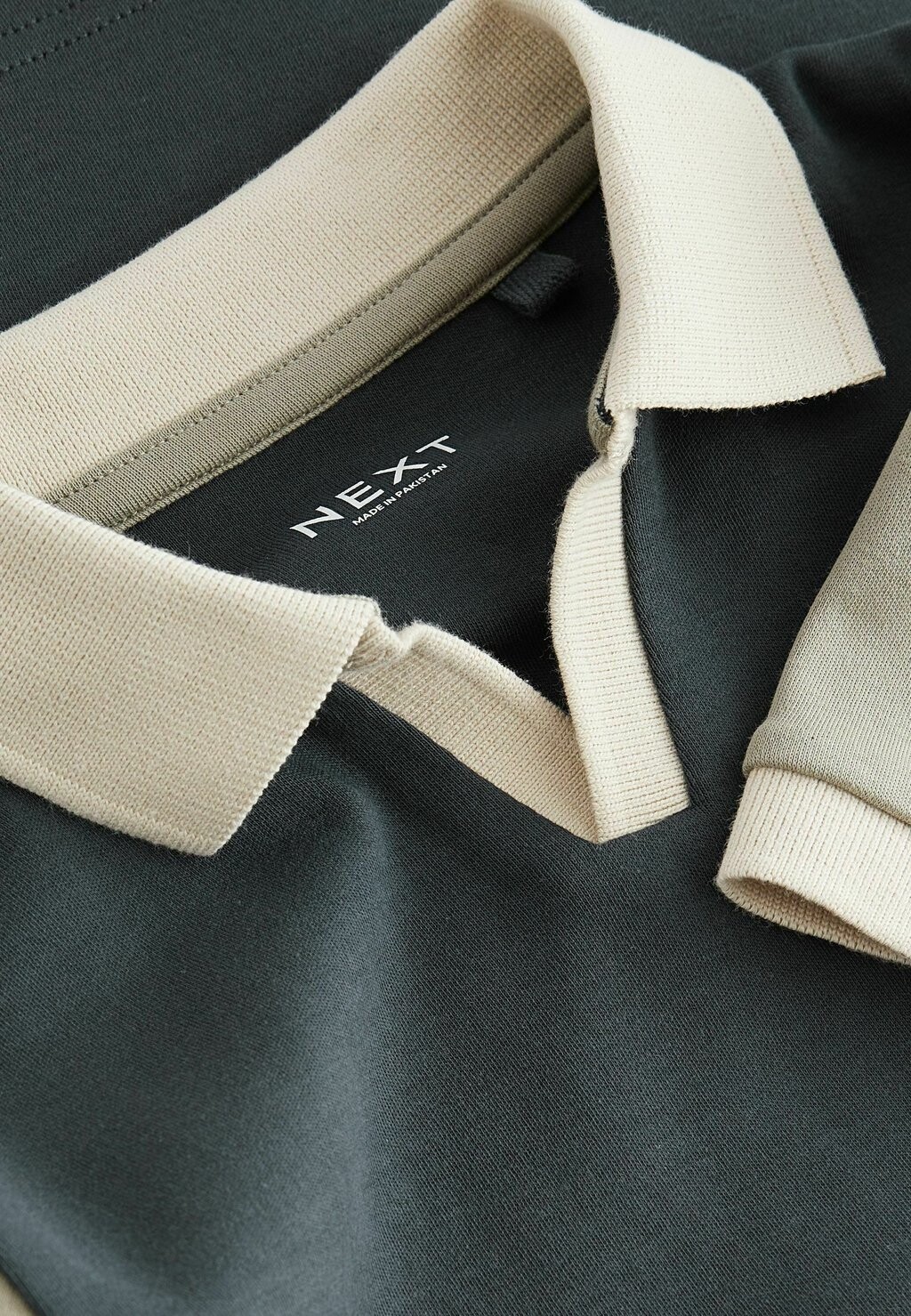 

Рубашка поло REVERE COLLAR SHORT SLEEVE Next, серый