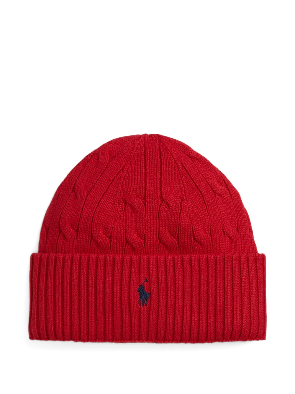 

Шапка бини фактурной вязки POLO RALPH LAUREN KIDS, красный