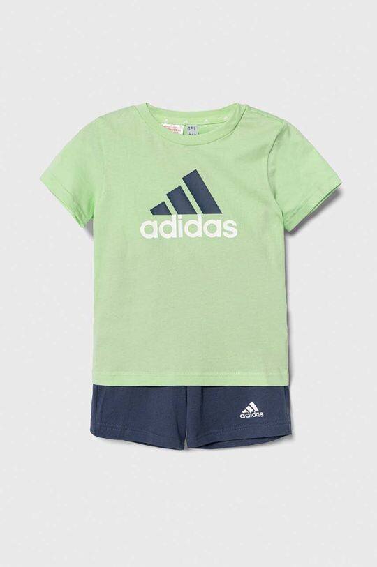 

adidas Детский хлопковый комплект, зеленый
