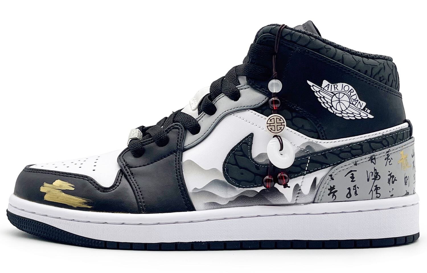 

Jordan Air Jordan 1 винтажные баскетбольные кроссовки мужские, Black, Черный, Jordan Air Jordan 1 винтажные баскетбольные кроссовки мужские, Black
