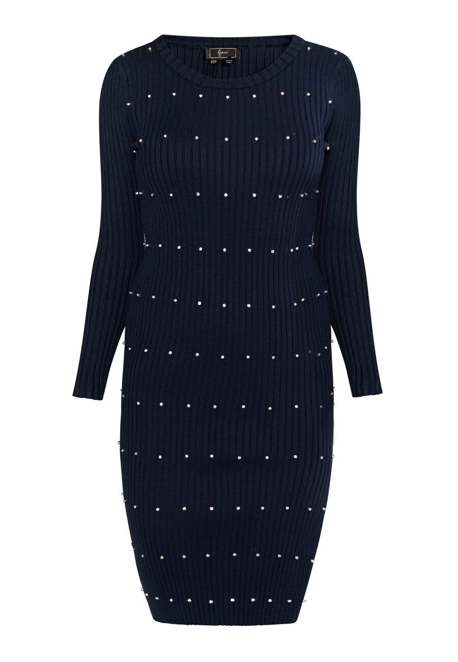 

Вязаное платье faina Knitted dress, морской синий