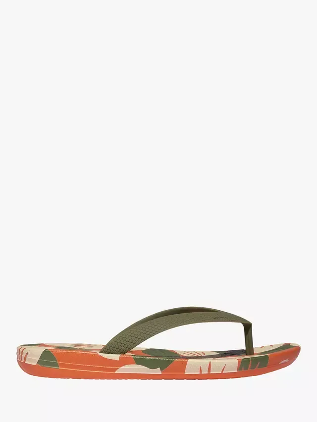 Детские шлепанцы iQushion, цвет бледно-зеленый/разноцветный FitFlop