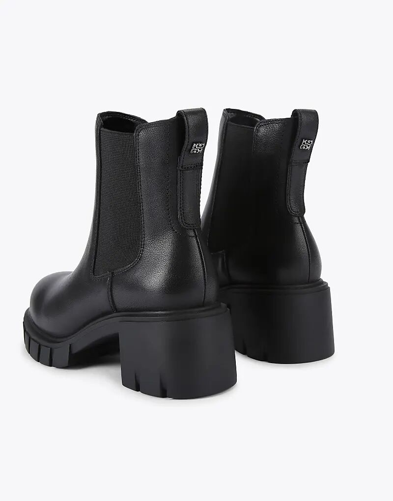 Ботинки средней высоты KG Kurt Geiger True из черной кожи — фото 4