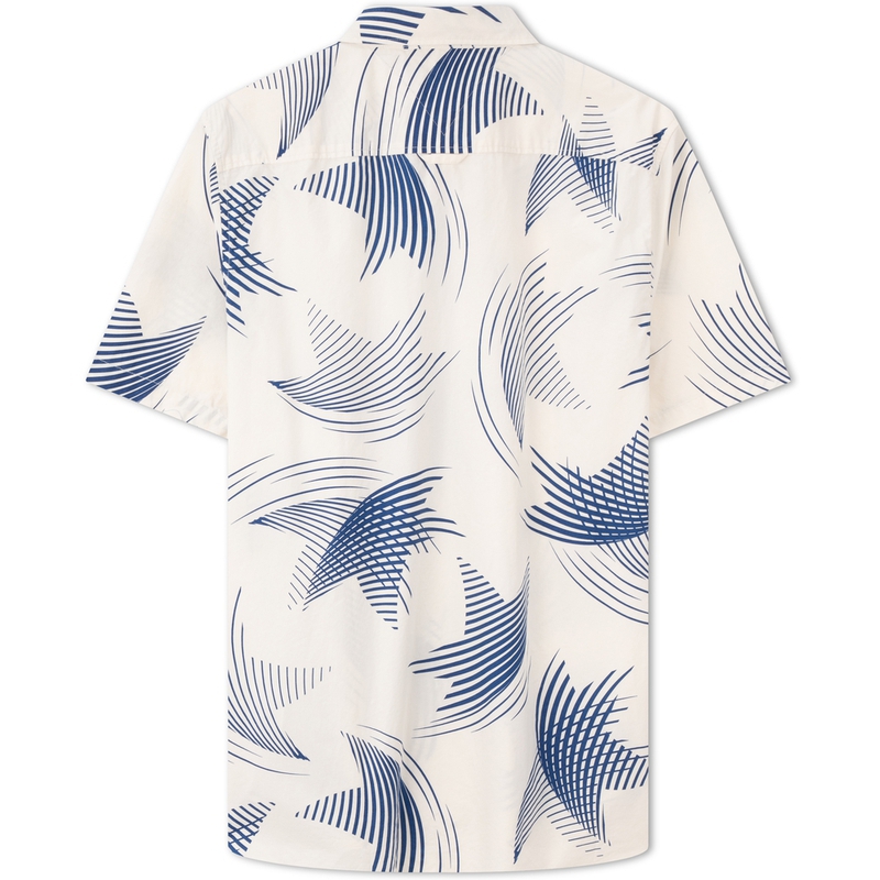 Tommy Hilfiger Рубашка мужская Ecru Print — фото 4