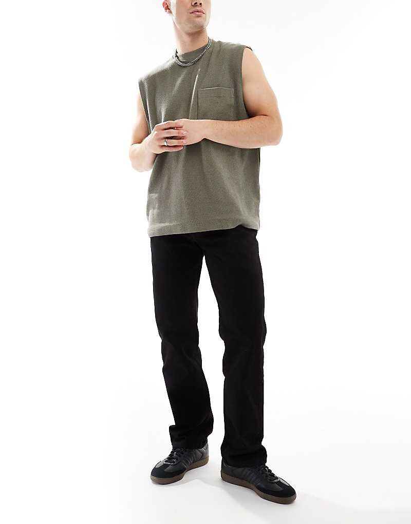 

Wrangler – 13MWZ Original Cowboy – Черные прямые джинсы