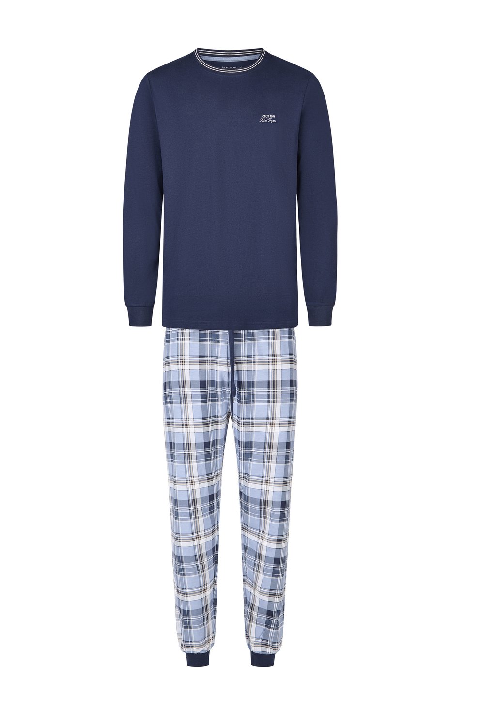 

Пижамный комплект SET LONG CHECKERED - Pyjamas Phil & Co. Berlin, синий
