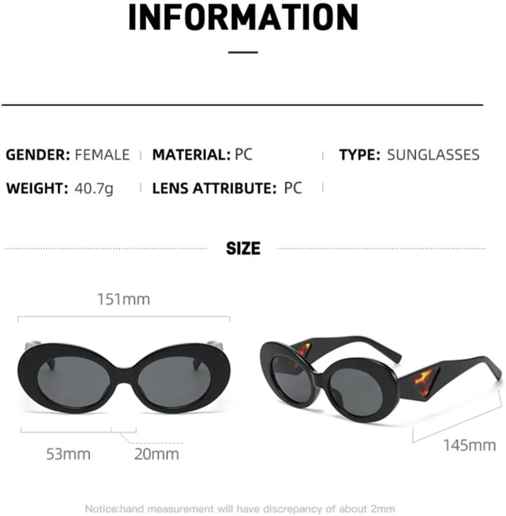 

Ретро овальные солнцезащитные очки с контрастными цветами для женщин, модные очки «кошачий глаз» для мужчин, трендовые градиентные очки UV400 UATXTAU, White