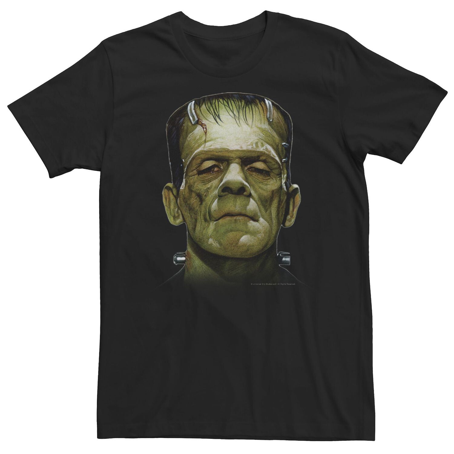 

Мужская универсальная футболка Monsters Frankenstein с большим лицом Licensed Character