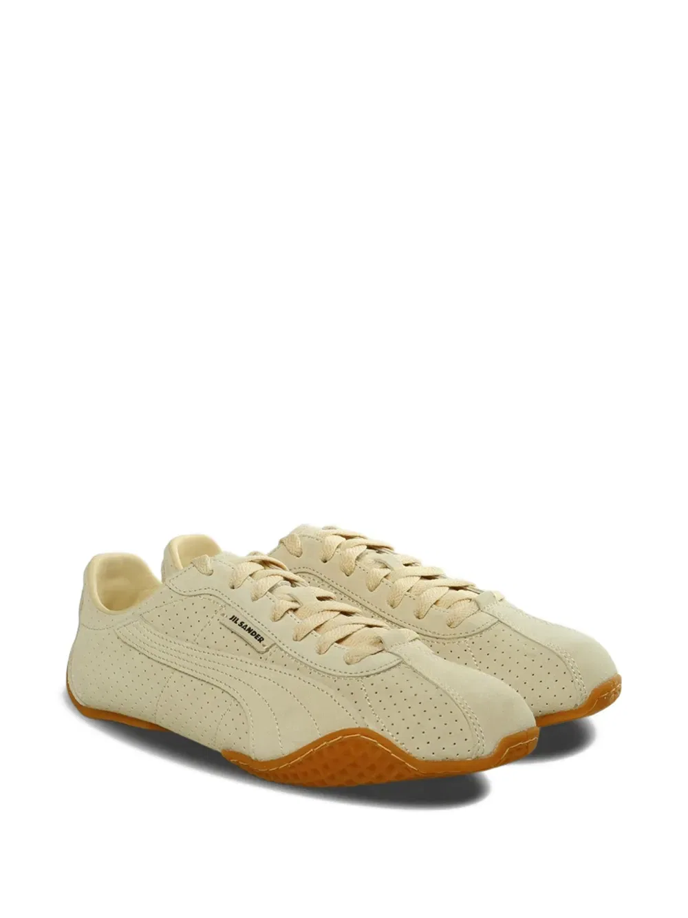 Перфорированные кроссовки на шнуровке X jil sander Puma, нейтральный — фото 2