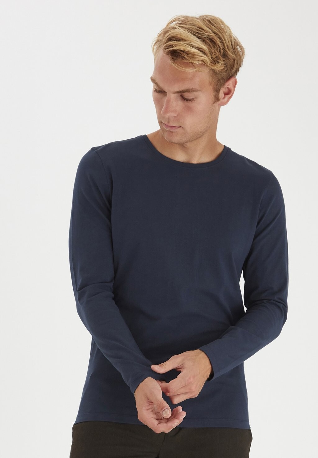 

Топ с длинными рукавами CFTHEO Casual Friday, цвет navy blazer