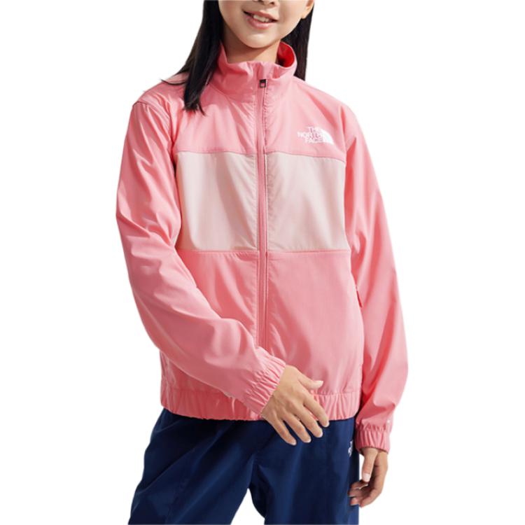 

Куртка для младших школьников THE NORTH FACE, светло-персиковый розовый