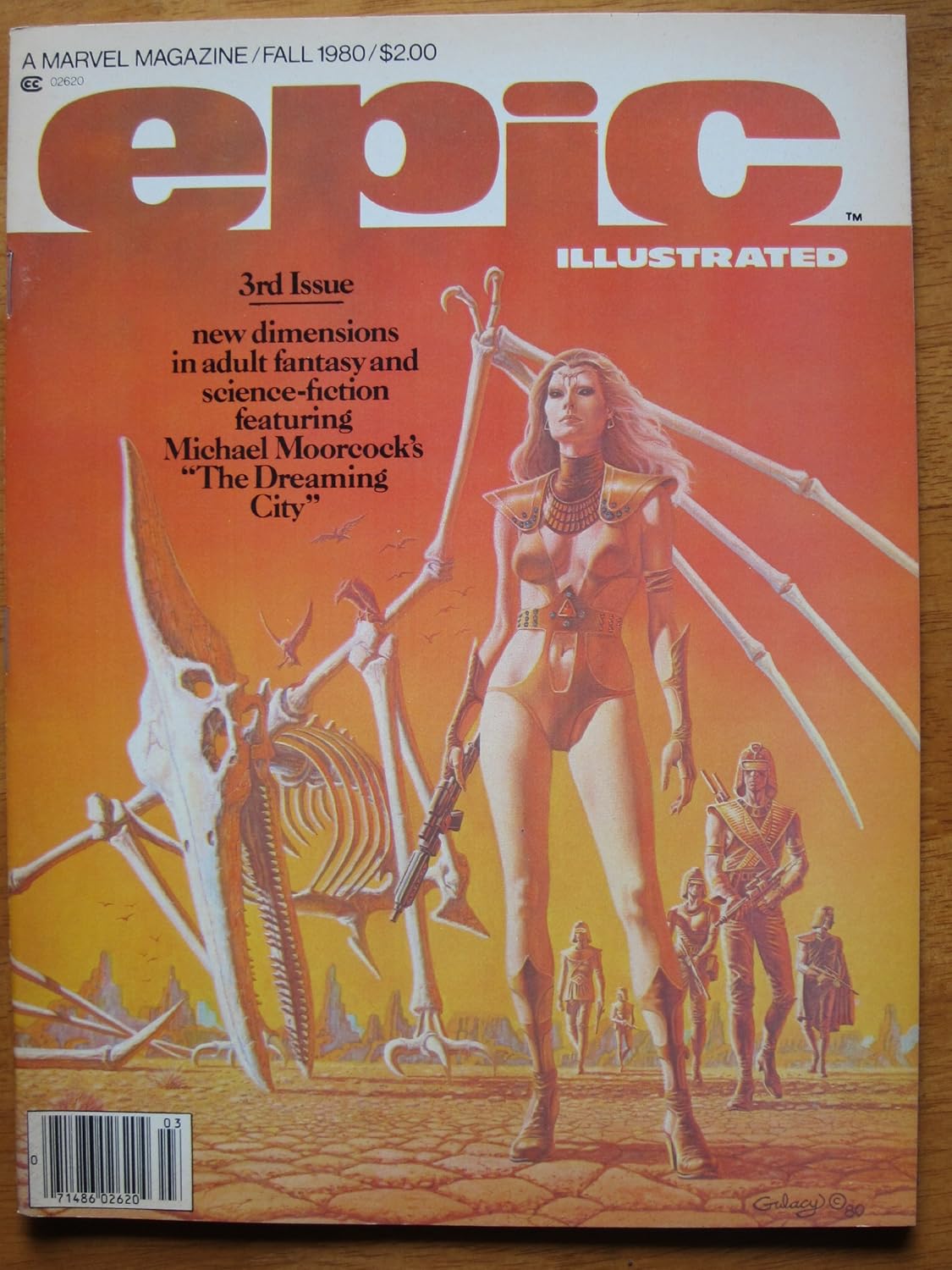 

Epic Illustrated #3, Fall 1980. P. Craig Russell, Paul Gulacy, Michael Golden, Jim Starlin (Marvel Comics)