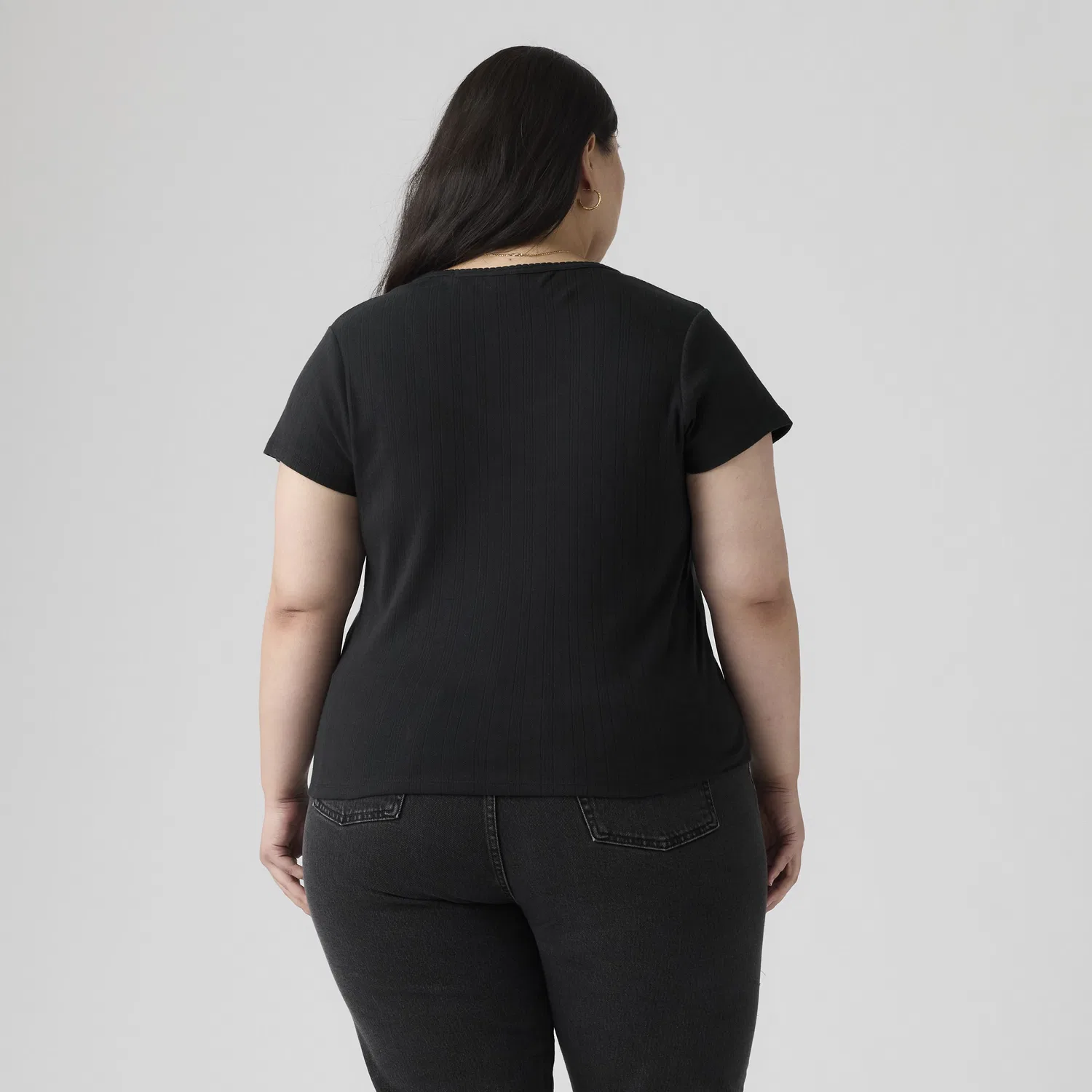 Футболка Sweetie с короткими рукавами (большой размер) Levi's, Black — фото 4
