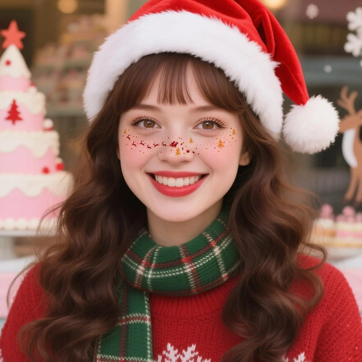 Блестки для лица Glitter Face Freckle, 6 шт — фото 3