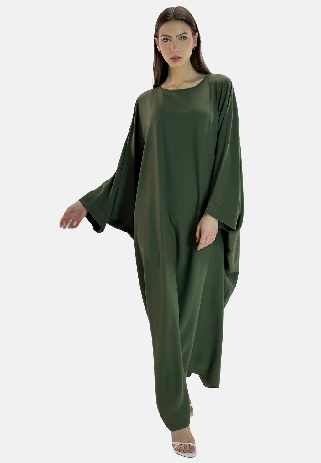 

Платье макси ABAYA Elara, хаки