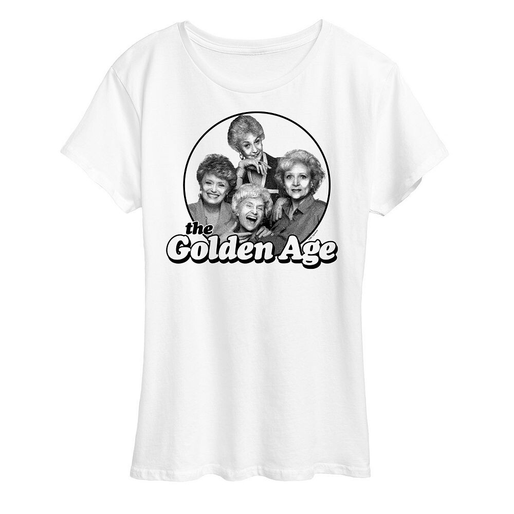 

Женская футболка с рисунком Golden Girls The Golden Age Licensed Character, белый