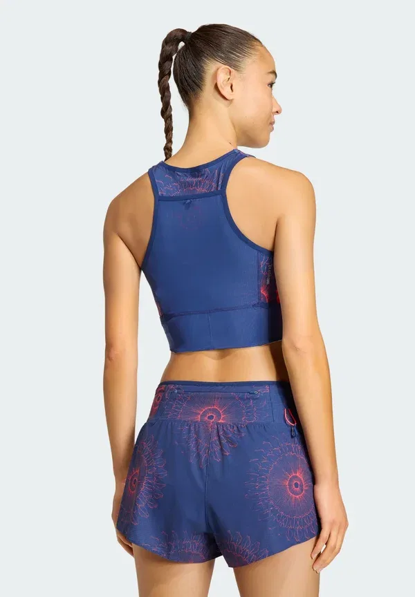 Топ-кроп Labrum от Adidas Performance, темно-синий/ярко-красный — фото 4
