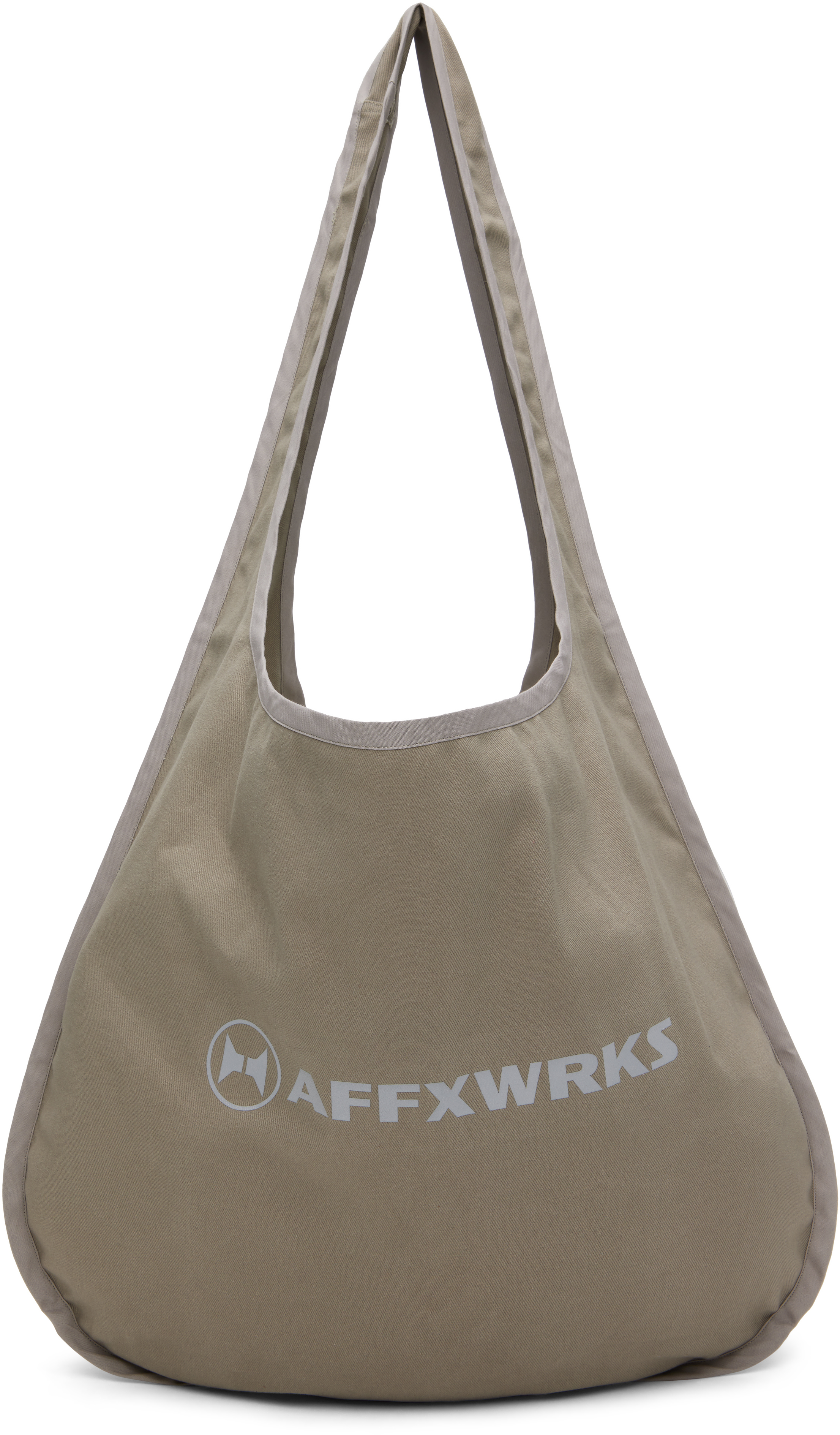 

Бежевая круглая сумка AFFXWRKS