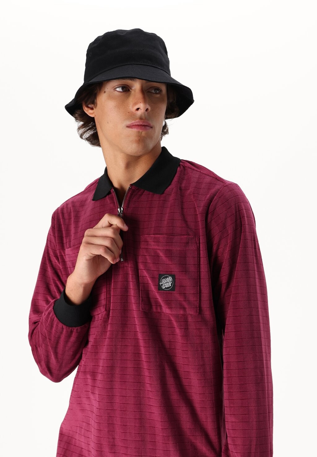 

Топ с длинными рукавами IL CAPO UNISEX Santa Cruz, розовый