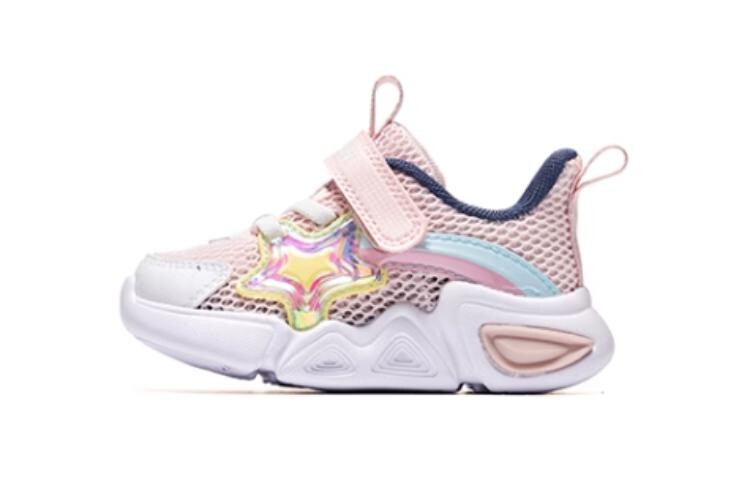 

Обувь для малышей, кроссовки Qiaodan, цвет Cloud Pink/Rubber Pink