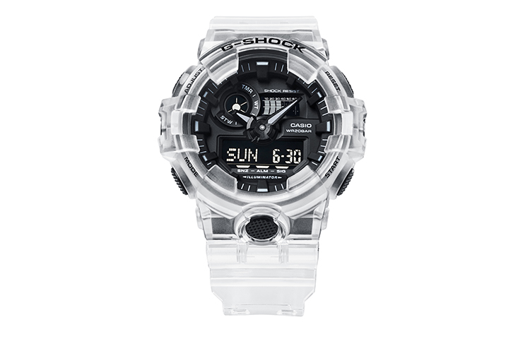 

Мужские часы Casio GA-700SKE-7APR серии Liquid Crystal/Analog Dual Display черные