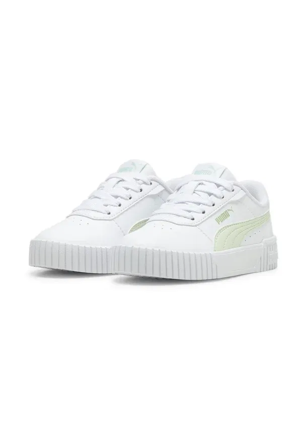 Кроссовки Puma Carina Trainers, бело-зеленый иллюзион чистый зеленый — фото 2