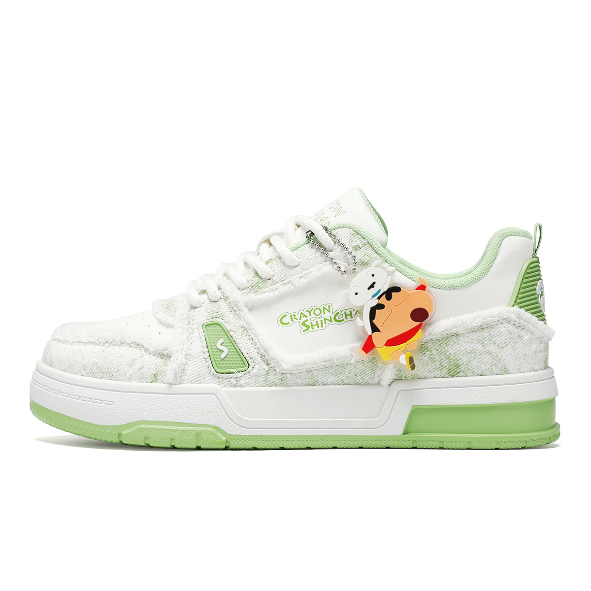 

Crayon Shinchan Скользоустойчивые, износостойкие, легкие, увеличивающие рост низкие скейтерские кроссовки унисекс авокадо грин, цвет Avocado Green