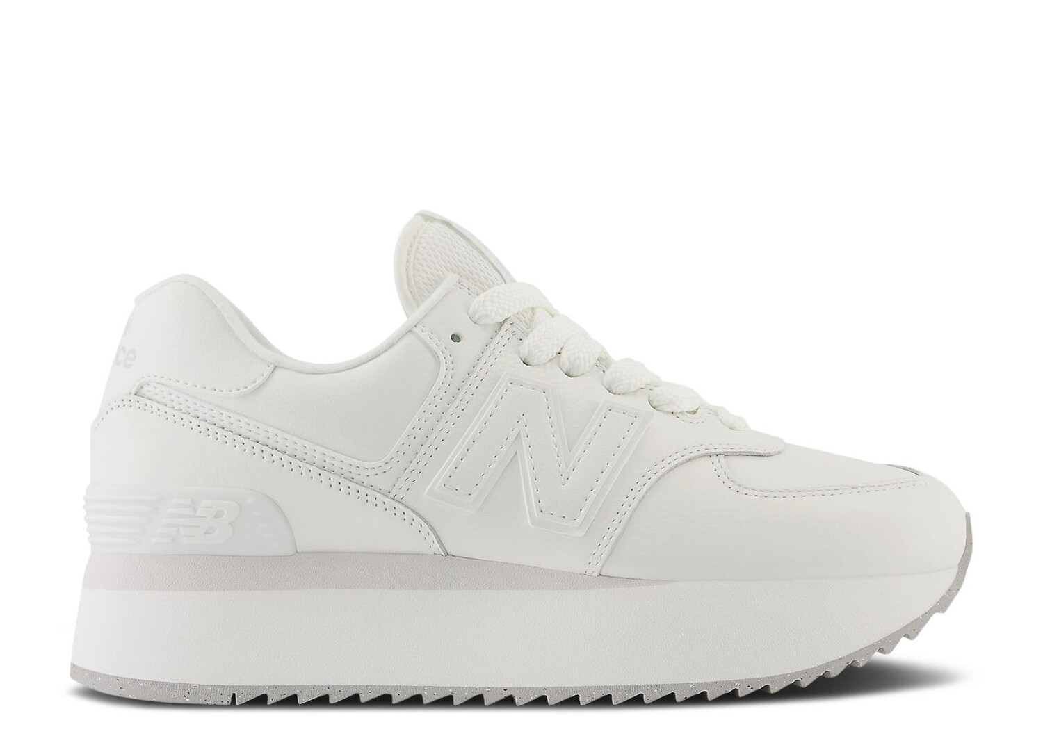Кроссовки New Balance Wmns 574+ 'White Grey Matter', белый