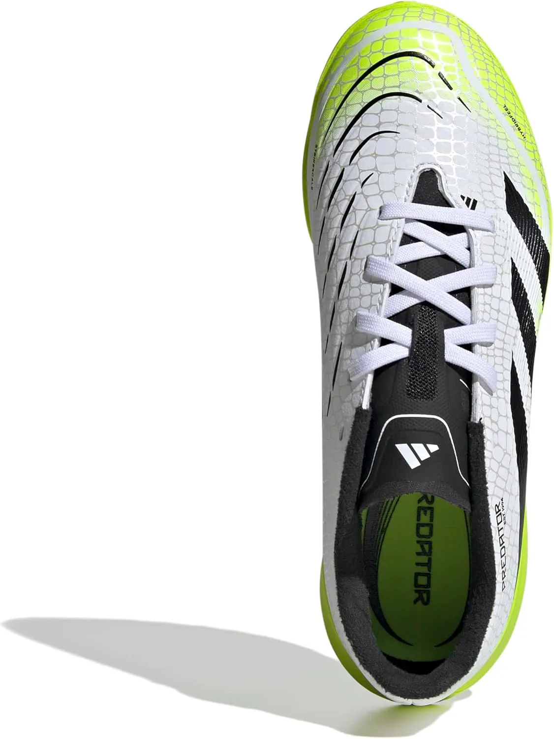 Футбольные кроссовки Adidas Originals Boys' League Predator для игры на траве, белый/черный — фото 2