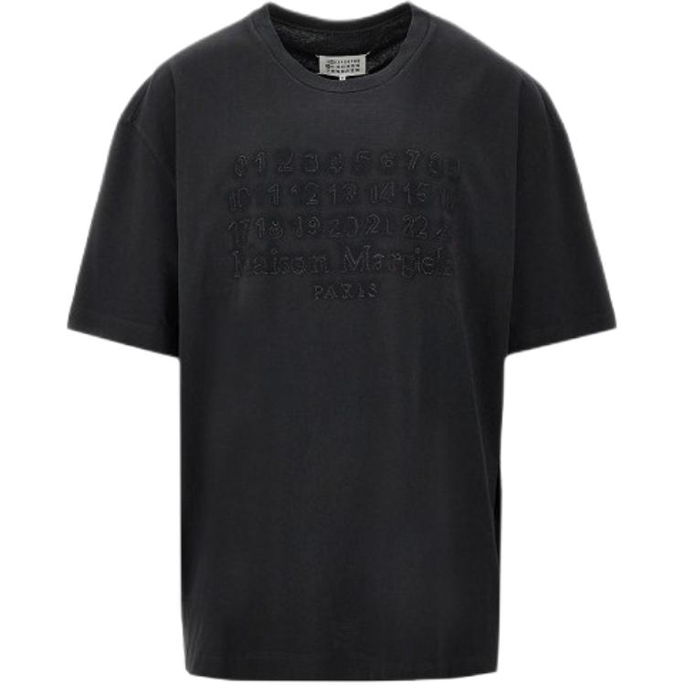 

Футболка с принтом numbers motif Maison Margiela, черный