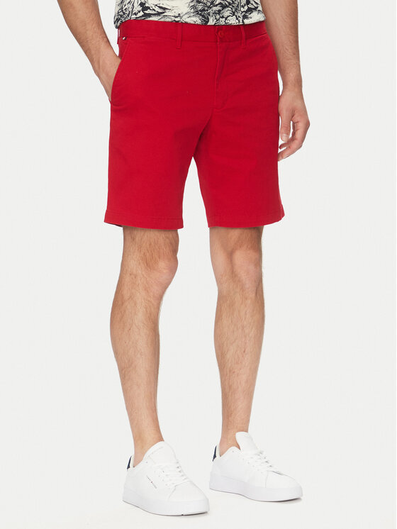 

Шорты из ткани обычного кроя Brooklyn MW0MW23563 Tommy Hilfiger, красный