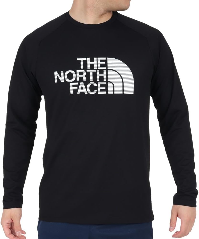 

Мужская футболка с длинным рукавом The North Face GTD Logo Crew T-Shirt, влагоотводящая, быстросохнущая, антибактериальная, дезодорирующая, с защитой от УФ-излучения и электростатической защитой, черный