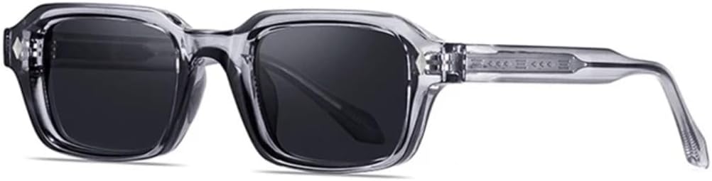 

Мужские солнцезащитные очки в стиле ретро, ​​модные женские солнцезащитные очки в стиле панк, защита от УФ-излучения UV400, солнцезащитные очки с заклепками SZVVBKK, Grey Grey