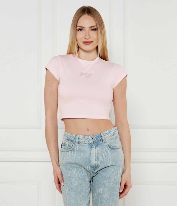 

Футболка dome_b Cropped fit Hugo Blue, коричневый