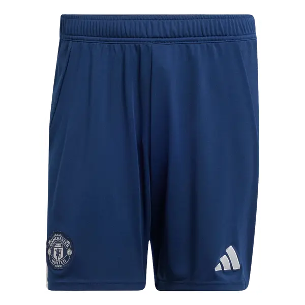

Шорты футбольные шорты manchester united 24 25 на выезде Adidas, индиго