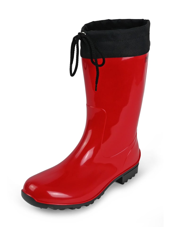 Резиновые сапоги Regenliebe Gummistiefel de Fieselregen Langschaft, красный