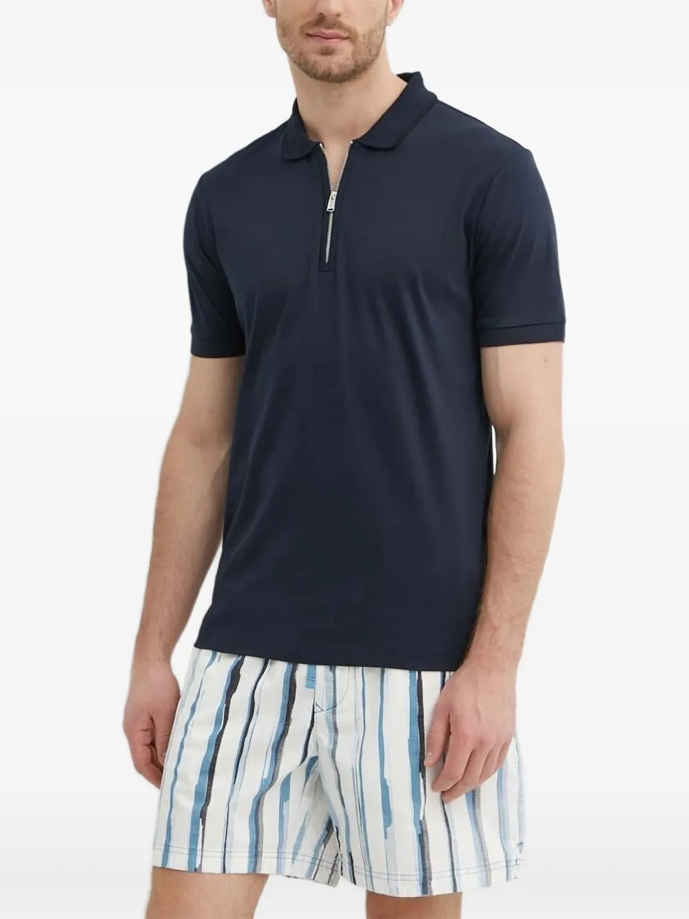 

Шорты в полоску на шнурке BOSS, белый