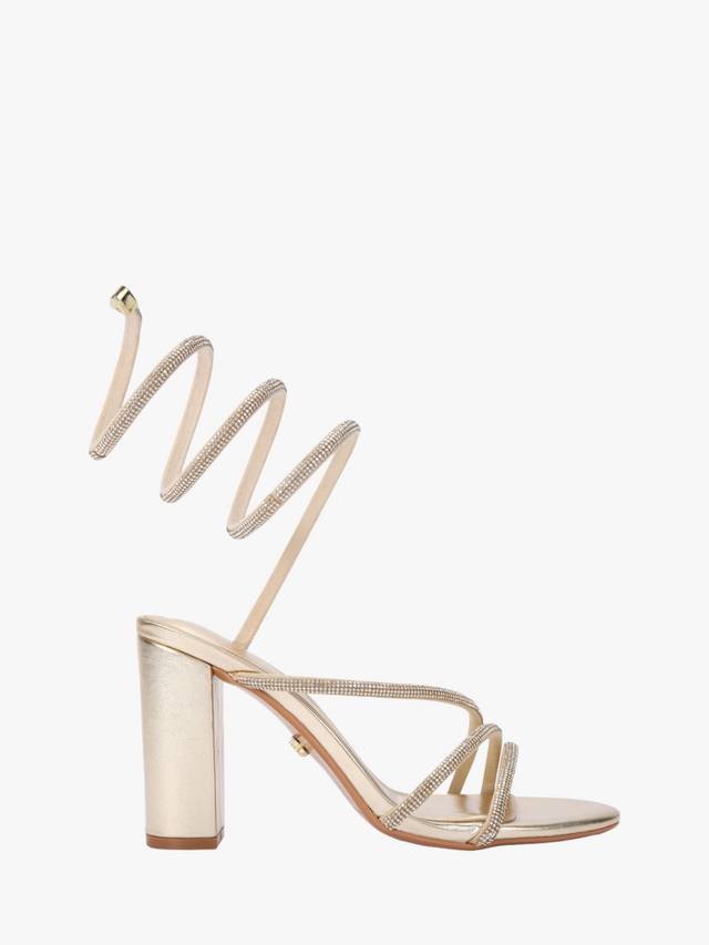 Спиральные 105 сандалии с ремешками Carvela, Gold