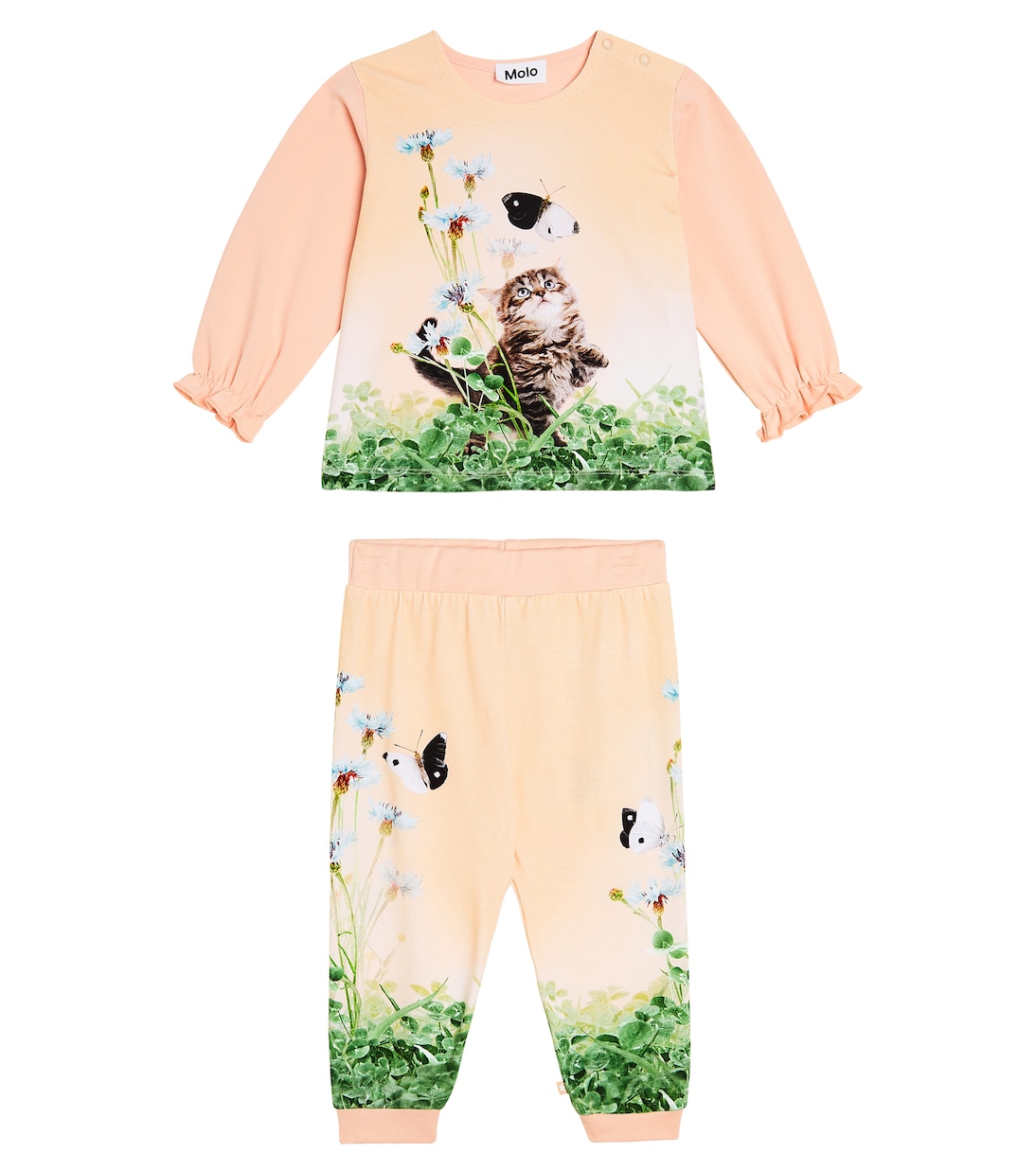 

Комплект из футболки Малышка Элина и брюк Сюзанна Molo, Kitten Clover