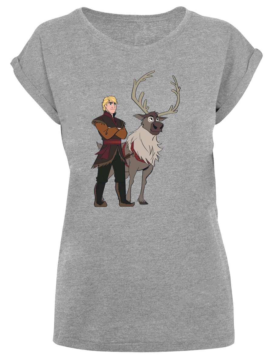 

Рубашка F4NT4STIC Disney Frozen 2 Sven And Kristoff, пятнистый серый