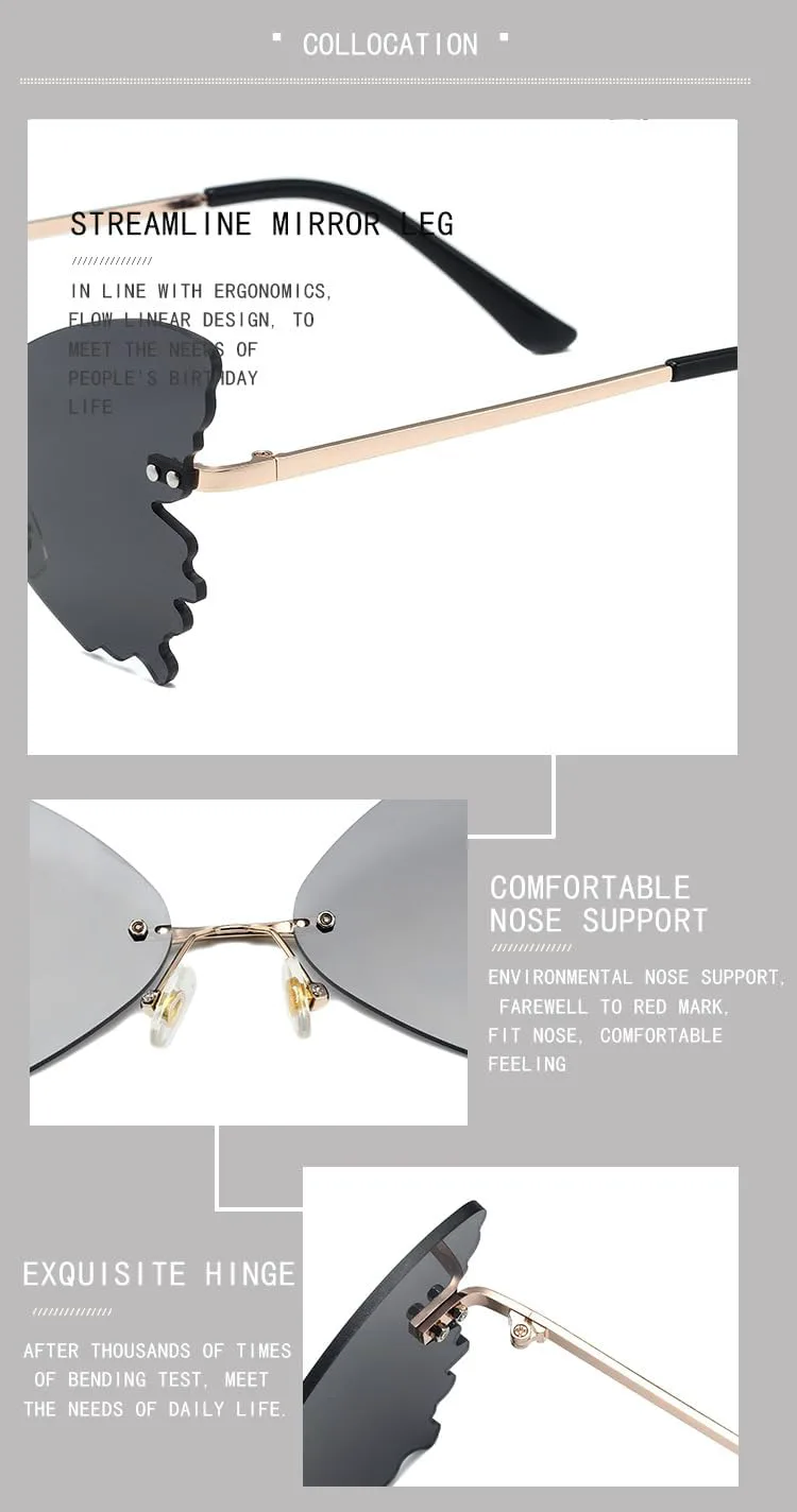 

Креативные классические модные персонализированные солнцезащитные очки для женщин и мужчин, а также очки для вечеринок на Хэллоуин и Рождество Mc3619 MCZTO, F
