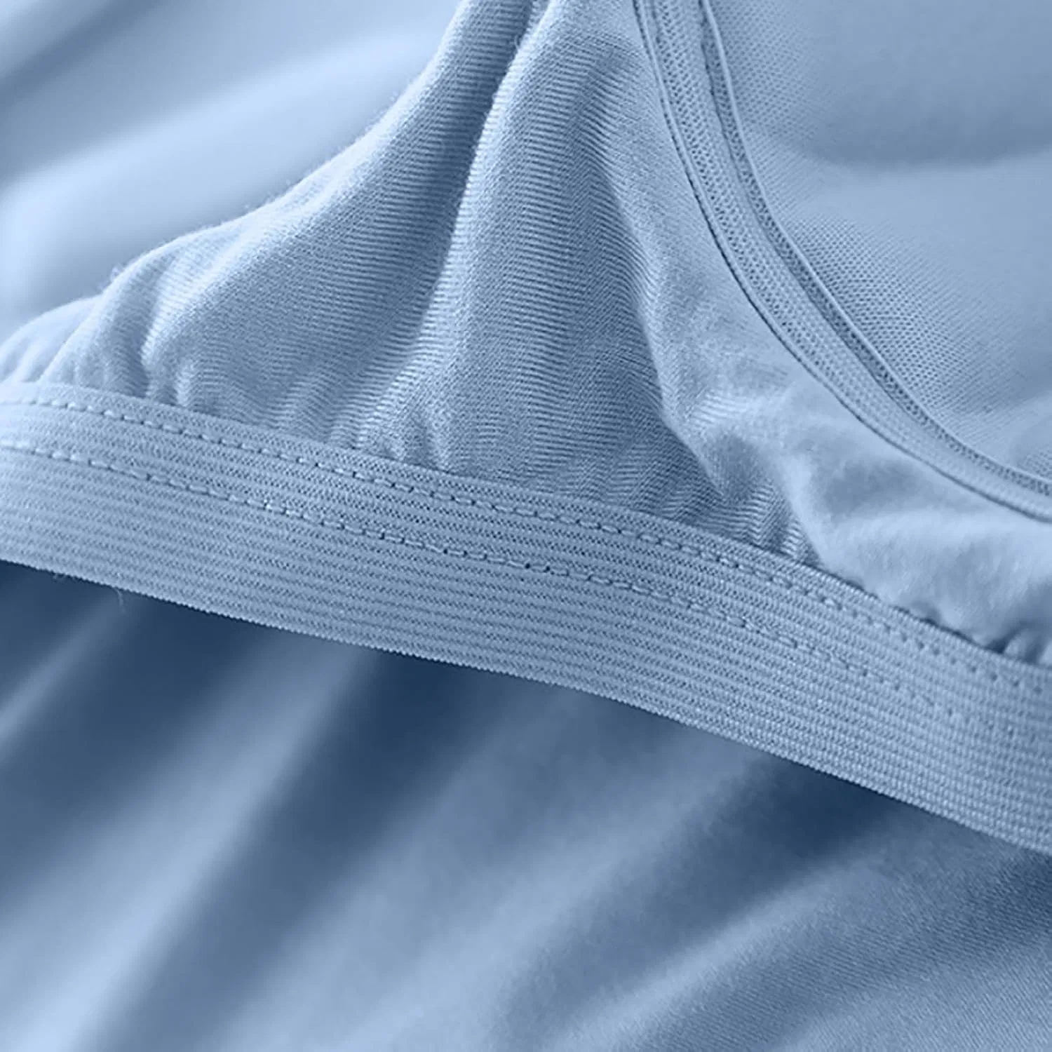 Топ с встроенным бюстгальтером, Light Blue — фото 3