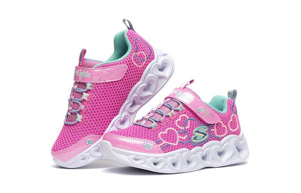 Кроссовки heart lights 'pink' Skechers, розовый — фото 3